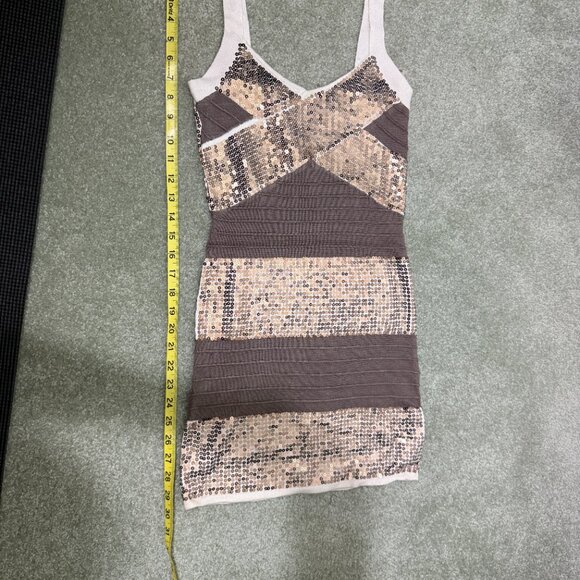 2bBebe Sweater Sequin Bandage Mini Dress – XS - New without tags - Picture 3 of 7